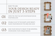 Vintage Coquette Frame Mockup, a Household Mockup by Blank Studio (Thumbnail 5 of 8)
