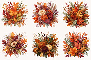 Watercolor Fall Leaves Clipart, a Seasonal Illustration by Designworld (Thumbnail 3 of 4)