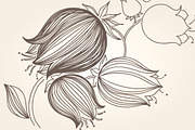 Vintage GARDEN for coloring pages, a Decorative Illustration by ekaart (Thumbnail 9 of 10)