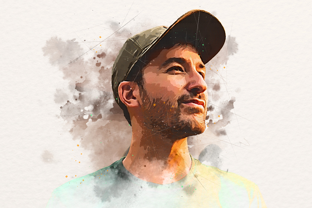 Watercolor Photo Effect, a Layer Style Add-On by dx_vect (Photo 2 of 3)