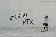 Graffiti PTx, a Sans Serif Font by vectalex (Thumbnail 1 of 5)