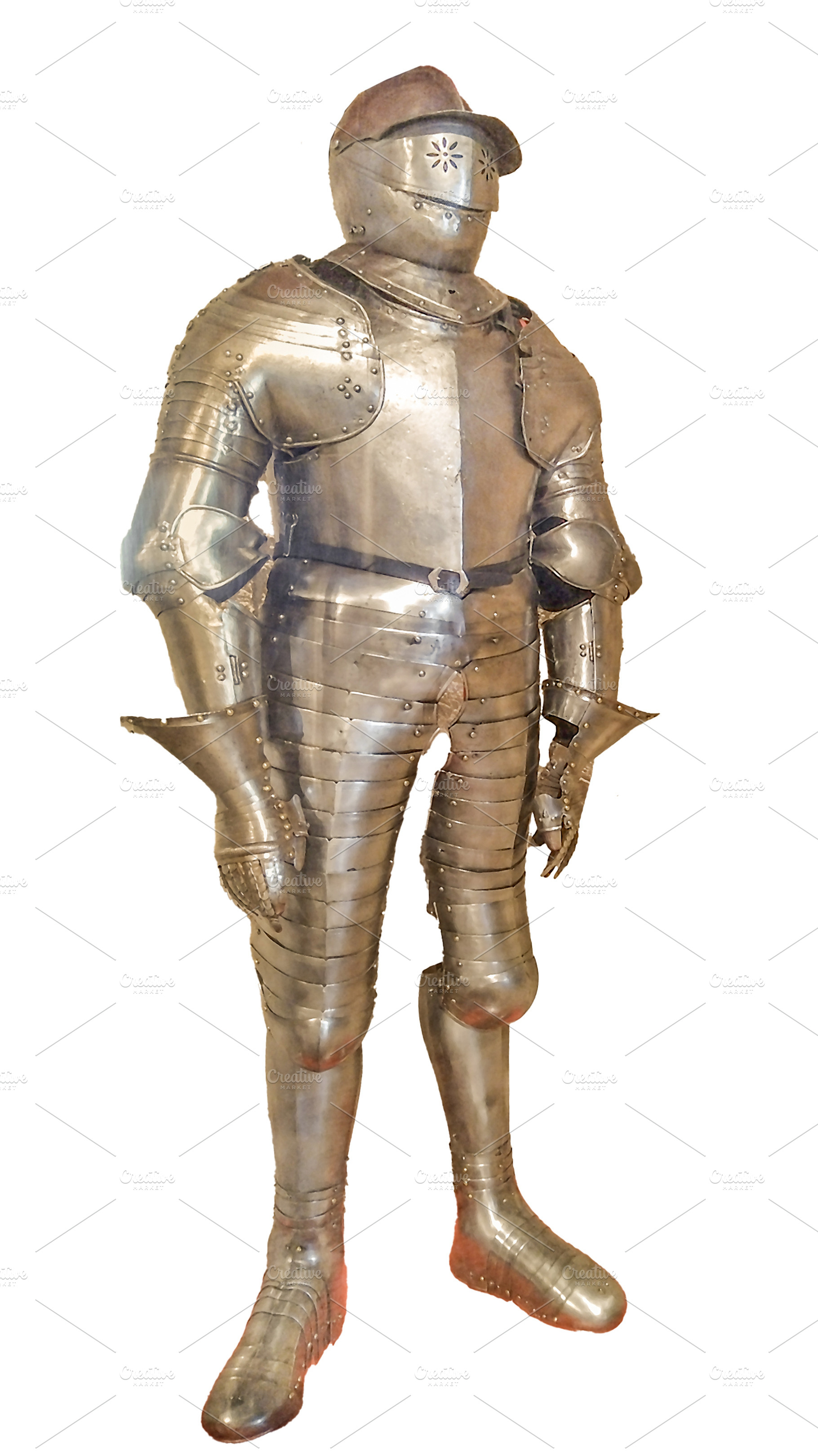 17 century knight armor isolated photo, an Arts & Entertainment Photo by DanFLCreativo