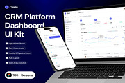 Clario CRM Platform Dashboard UI Kit, an UI Kit Template by Lumina_ui_ux202 (Thumbnail 1 of 7)