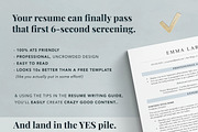 ATS Friendly Resume Template, a Resume Template by Get Landed (Thumbnail 3 of 9)