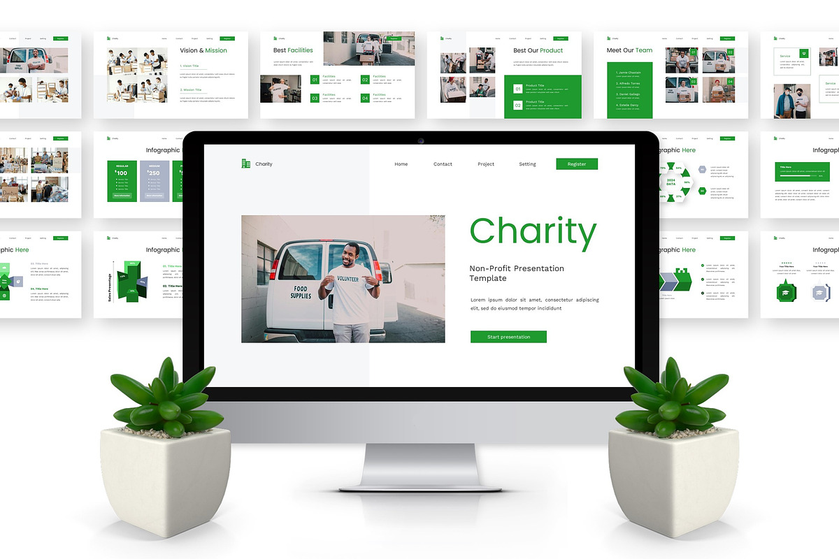 Charity - Non-Profit Google Slide, a Presentation Template by Deepslide Studio (Photo 5 of 6)