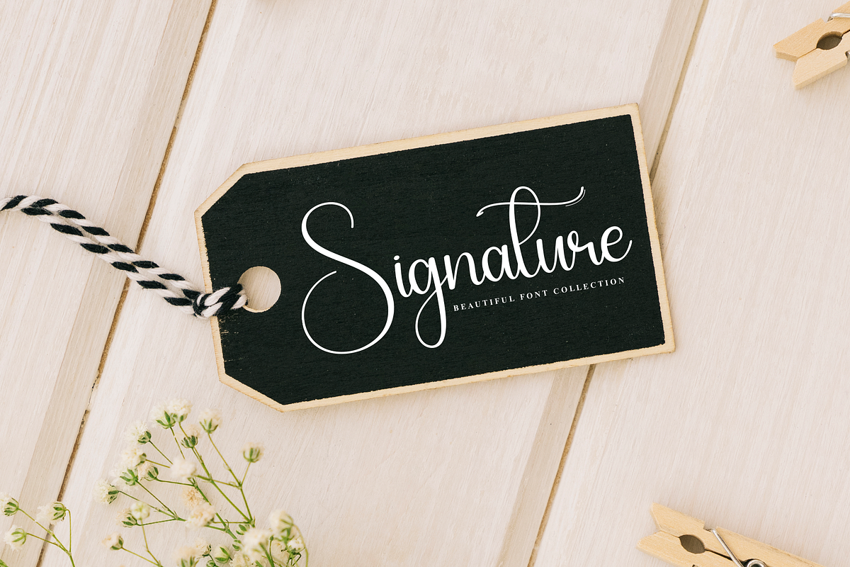 Vintage | Script Font, a Handwritten Font by Scratchones (Photo 5 of 9)