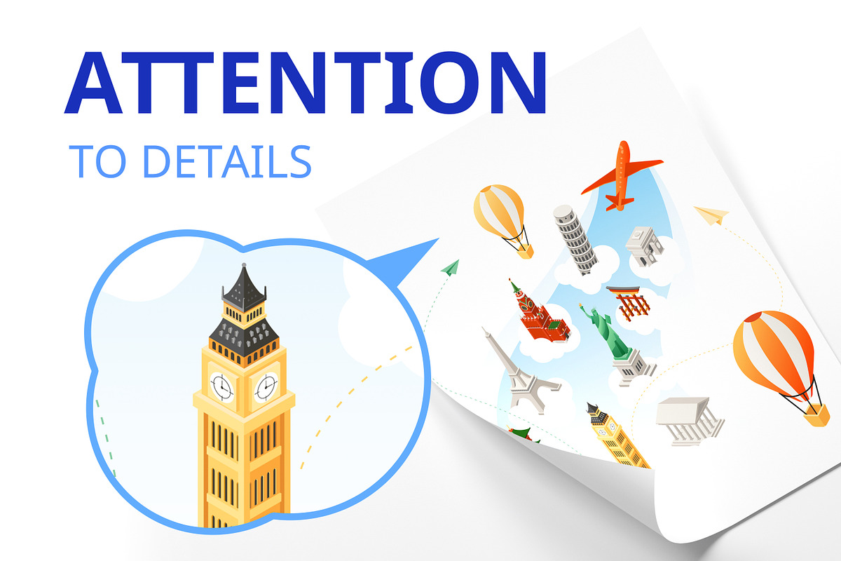 Isometric Travel Illustrations, an iPhone Mockup by Boyko Pictures (Photo 3 of 10)