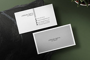 Clean Minimal Business Card, a Business Card Template by Saman Osama (Thumbnail 2 of 2)