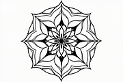 Mandala Art Line Drawing Pack, an Illustration by musafir_fashion (Thumbnail 6 of 11)