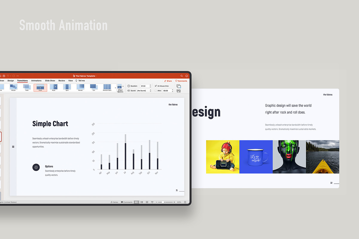 Fabros - Minimal & Creative Template, a Presentation Template by UDEA Store (Photo 7 of 15)