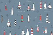 Lighthouse, a Pattern Graphic by GooseFrol (Thumbnail 5 of 10)