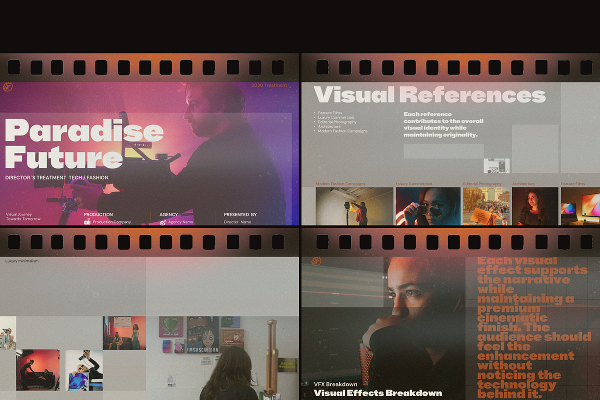 Director's Treatment Presentation., a Presentation Template by Velora Studio (Photo 9 of 9)