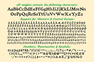 Treasure Trove - Ancient Map Font