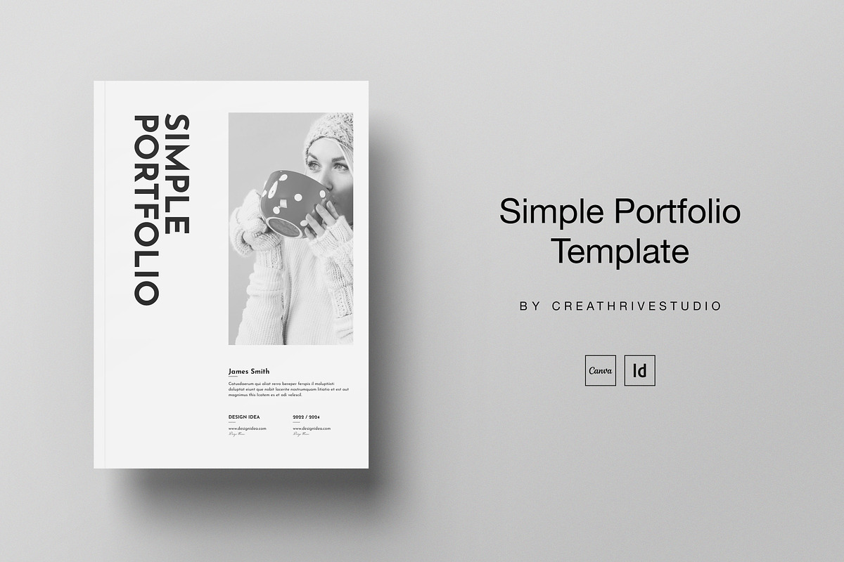 Design Portfolio Template, a Templates & Theme by creathrivestudio