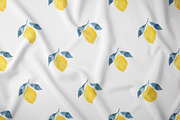 Lemons Blue Leaves, a Food Illustration by Helga Wigandt (Thumbnail 5 of 8)
