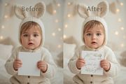 Card Mockups Baby Nursery Shower, a Product Mockup by Alisles (Thumbnail 6 of 12)