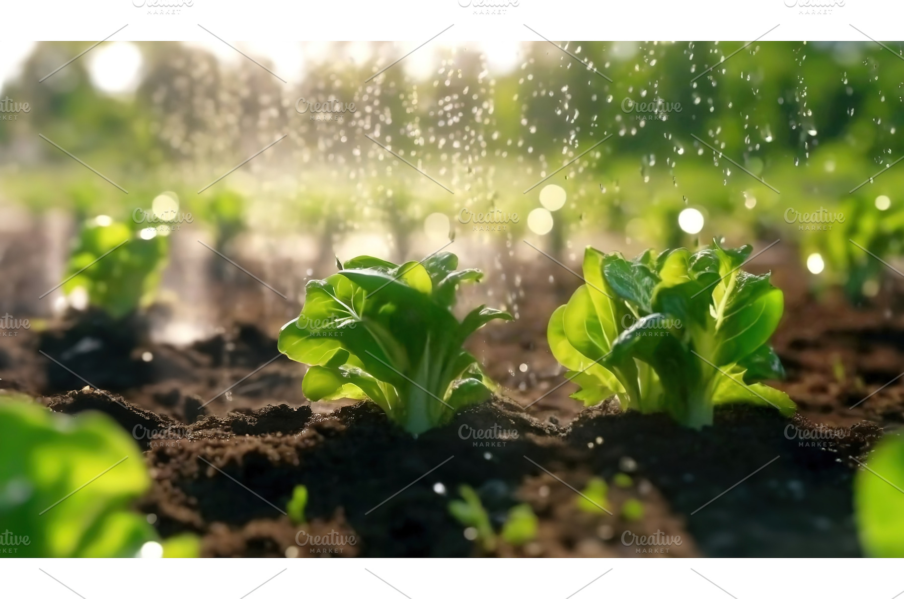 Young lettuce plants grow in dark, a Nature Photo by Igor Tichonow