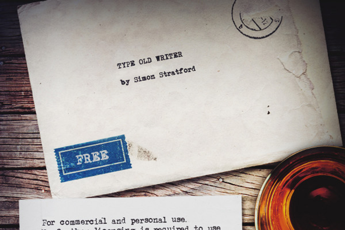 Typewriter font Type Old Writer