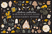 Autumn botany & Halloween mystery, a Seasonal Illustration by Ruslana Lubenets (Thumbnail 1 of 21)
