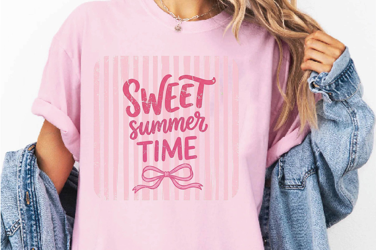 Coquette Bow Summer Sublimation, a Seasonal Illustration by DreamPrint404 (Photo 4 of 6)