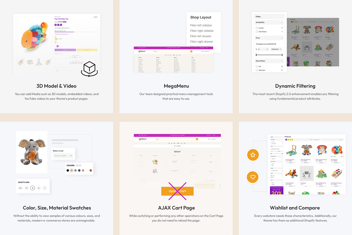 Kids Toy Store Shopify Theme, a Shopify Template by LogicGo Shopify Experts (Photo 7 of 8)