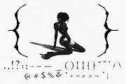 Cybersigilism Fonts, a Blackletter Font by Lilithcollageart (Thumbnail 4 of 11)
