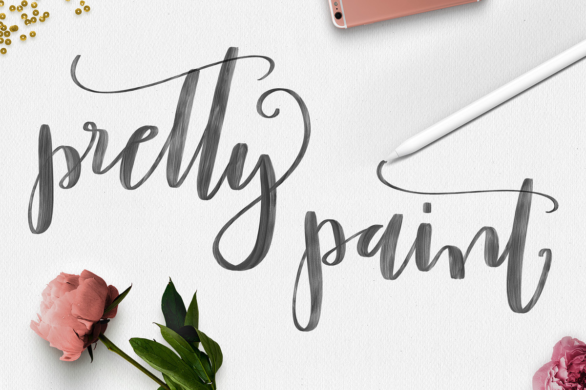 Procreate Lettering Brushes + Bonus, a Brush Add-On by AJ Brushes (Photo 16 of 23)