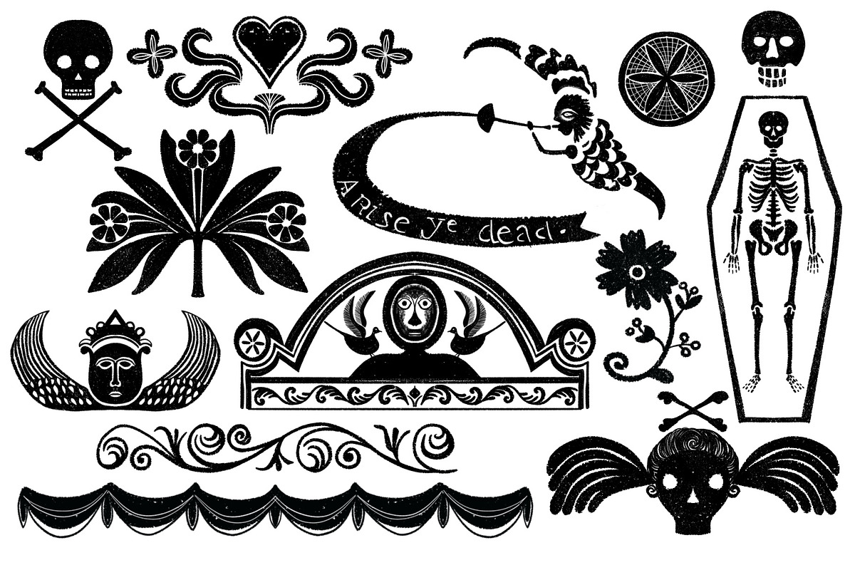 Gravestone Graphics From New England, an Illustration by Little Bunny Sunshine (Photo 4 of 10)