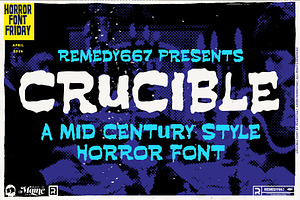Crucible - Mid Century Font