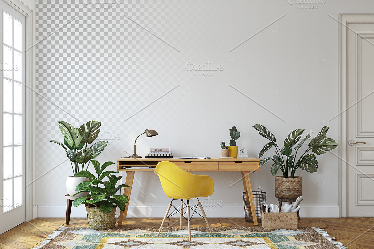 BOHEMIAN HOME Wall&Frame Mockups, a Poster Template by MyHomeMockups (Photo 7 of 12)