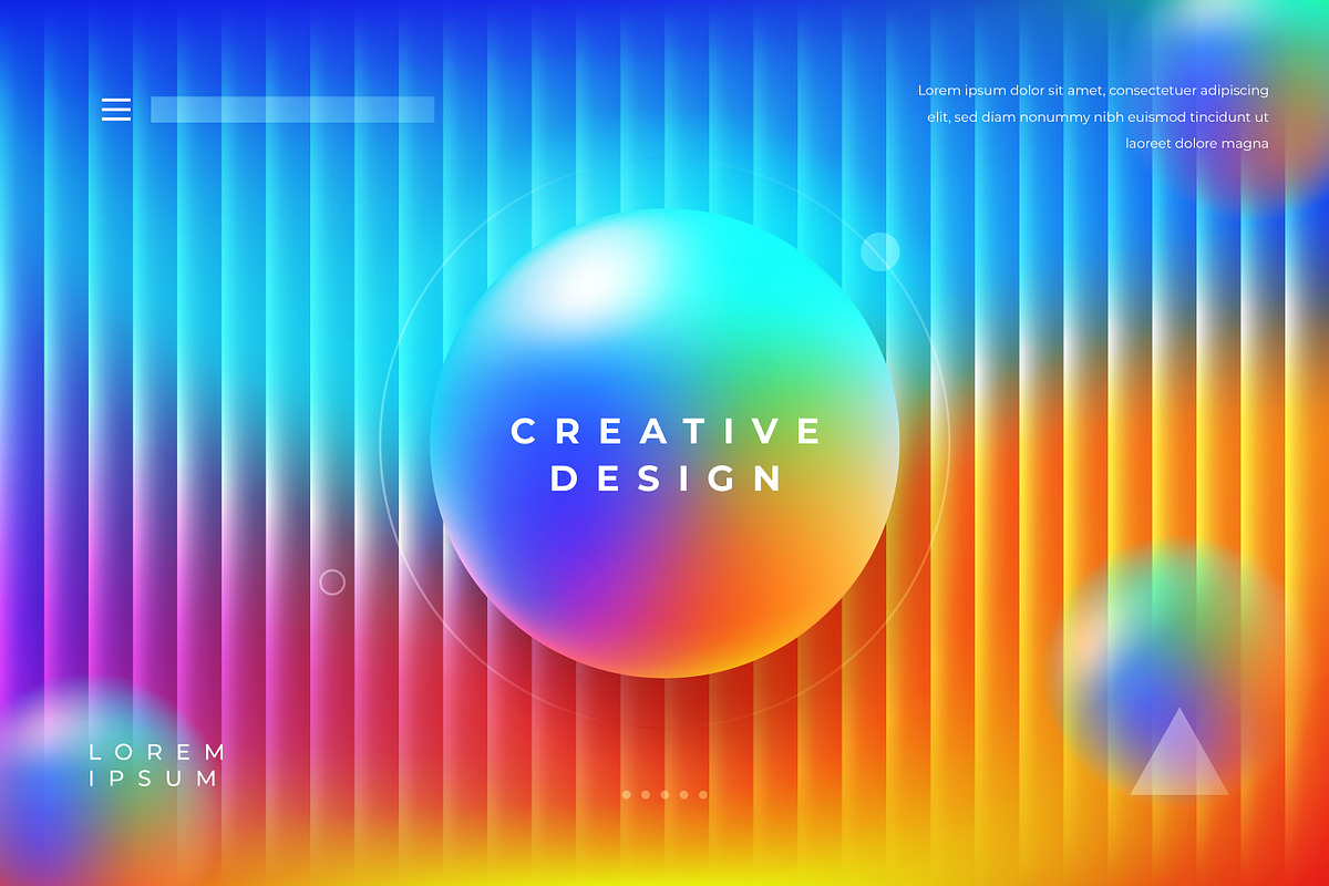 3D Glass Morph Sphere Gradient BG, a Background Graphic by Signatoro (Photo 1 of 4)