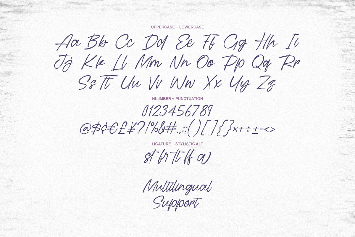Ashitta Handmade Script Font, a Script Font by Maulana Creative (Photo 7 of 7)