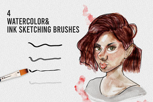 Real Watercolor Photoshop Brushes