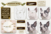 Authentic WATERCOLOR BRUSHES by Seo, a Brushes & More by Illustration by Seo (Thumbnail 9 of 33)