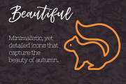 Outdoor Fall Monoline Icons, an Outline Icon by Art of a Champion (Thumbnail 3 of 4)