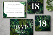 Tropical Wedding Invitation Suite, an Invitation Template by Vynetta (Thumbnail 5 of 5)