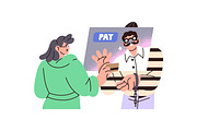 Internet scam, online fraud concept, a Finance Illustration by PaperTrident (Thumbnail 3 of 9)