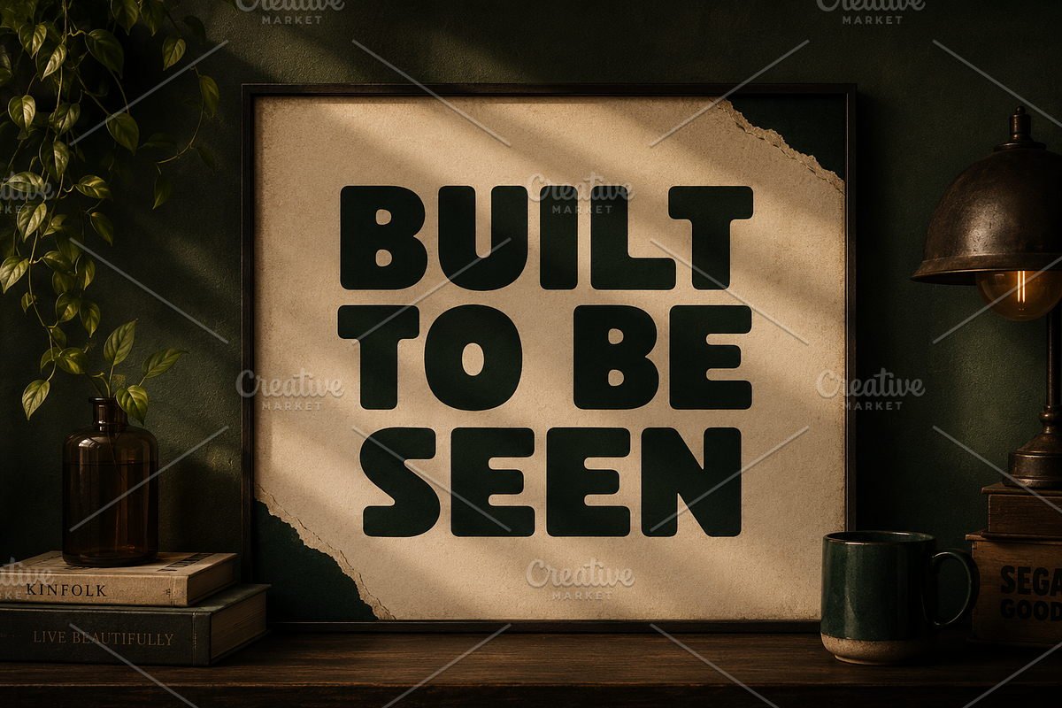 Segavo – Bold Display Font, a Handwritten Font by Solutype (Photo 10 of 12)