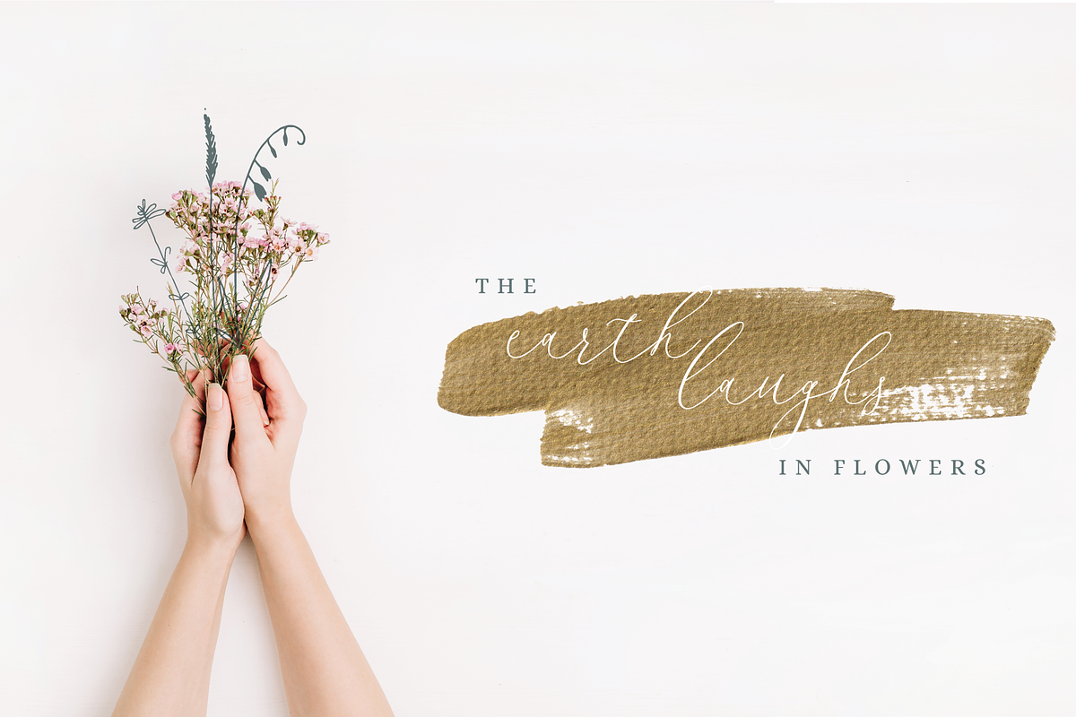 Bluebells Script, a Script Font by Susan Brand Design (Photo 4 of 9)