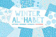 Winter alphabet and patterns, an Object Graphic by Truefiesta (Thumbnail 1 of 7)