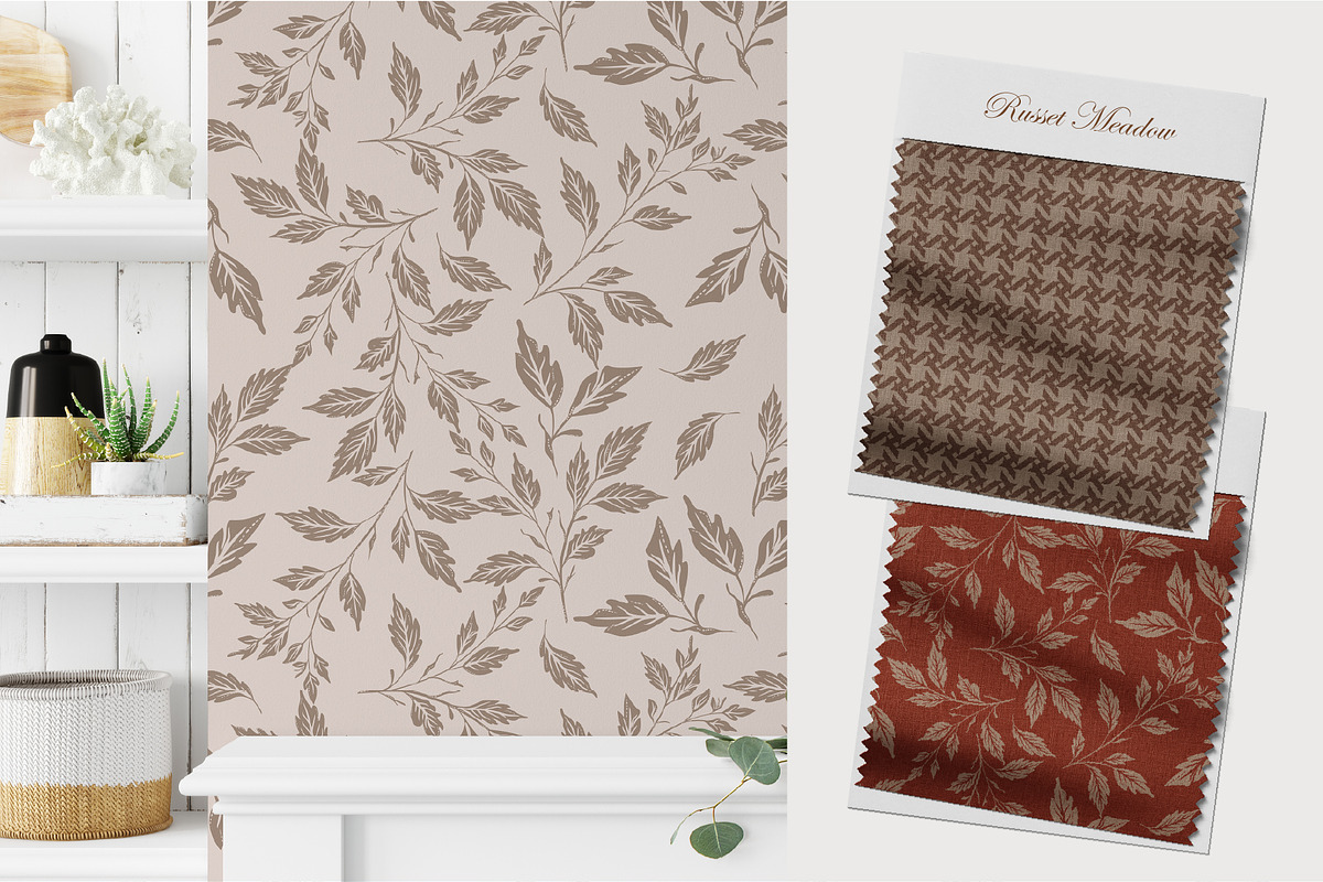 Russet Meadow - Seamless Patterns, a Pattern Graphic by InaCorart (Photo 11 of 13)