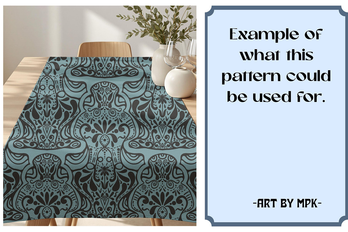 Ornate Lines MPK00032 Repeat Pattern, a Pattern Graphic by MissPerfectKaos (Photo 2 of 7)