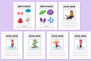 KINDERGARTEN SPRING &WINTER WORKBOOk, a Stationery Template by Shumaya (Thumbnail 3 of 5)