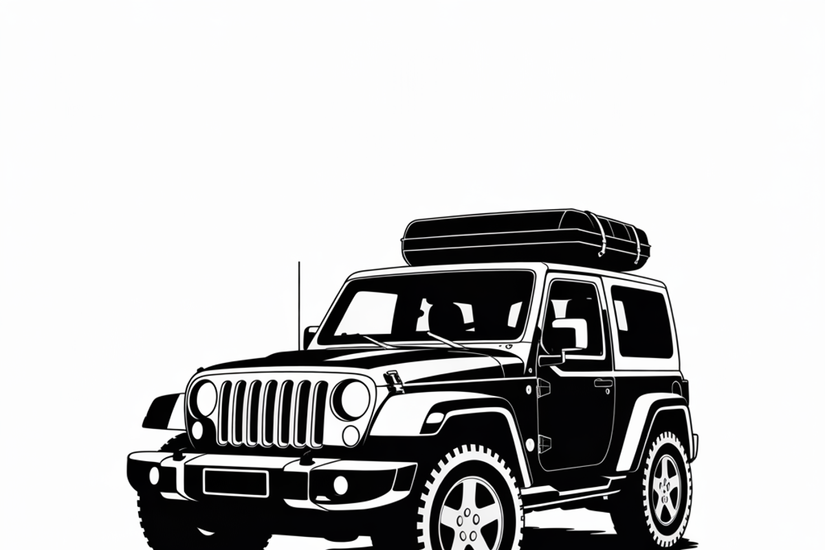 Jeep Vector Traveled design, perfect, an Illustration by Amazin_art (Photo 6 of 9)