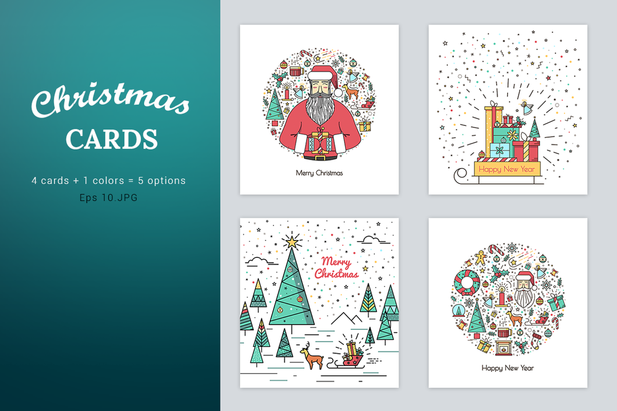 Set for New Year and Christmas., an Illustration by Fay_Francevna (Photo 2 of 5)