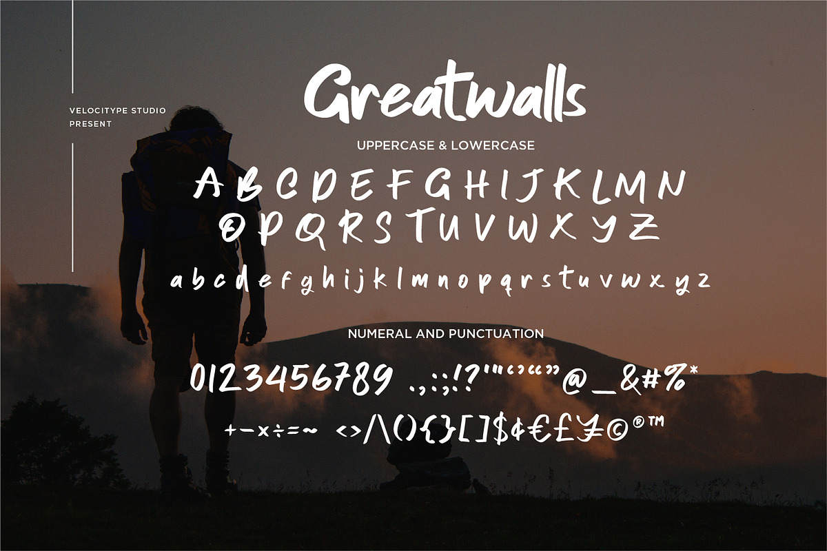 Greatwalls - Modern Bold Script font, a Script Font by Nahar_std (Photo 8 of 8)