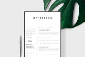 Professional CV Resume Template
