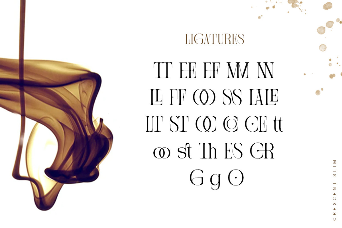 Crescent Slim - Stylish Serif Font, a Serif Font by Letterhend Studio (Photo 8 of 10)