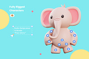 3D Animal Character Pack Vol 2, an Animal 3D Model by Algrafika_Official (Thumbnail 5 of 6)
