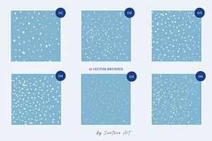 Snowfall Adobe Illustrator Brushes